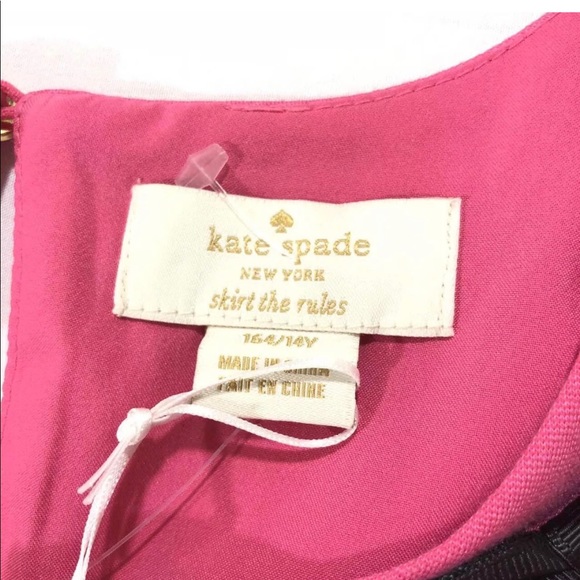 🆕Kate Spade Girls Swirl Karis Peplum Tiered Bow - Picture 3 of 6